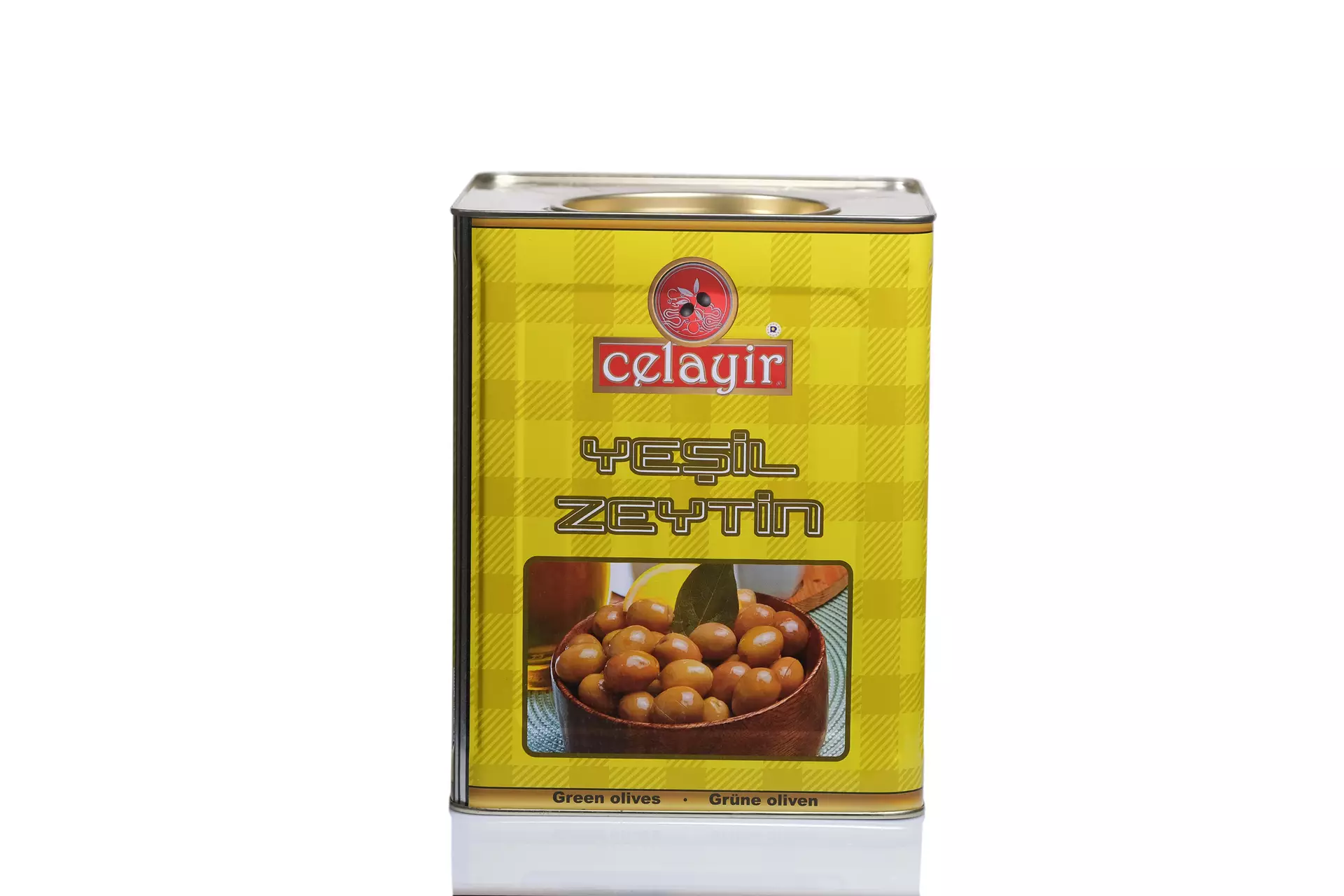 10 Kg. Teneke Çizik Yeşil Zeytin