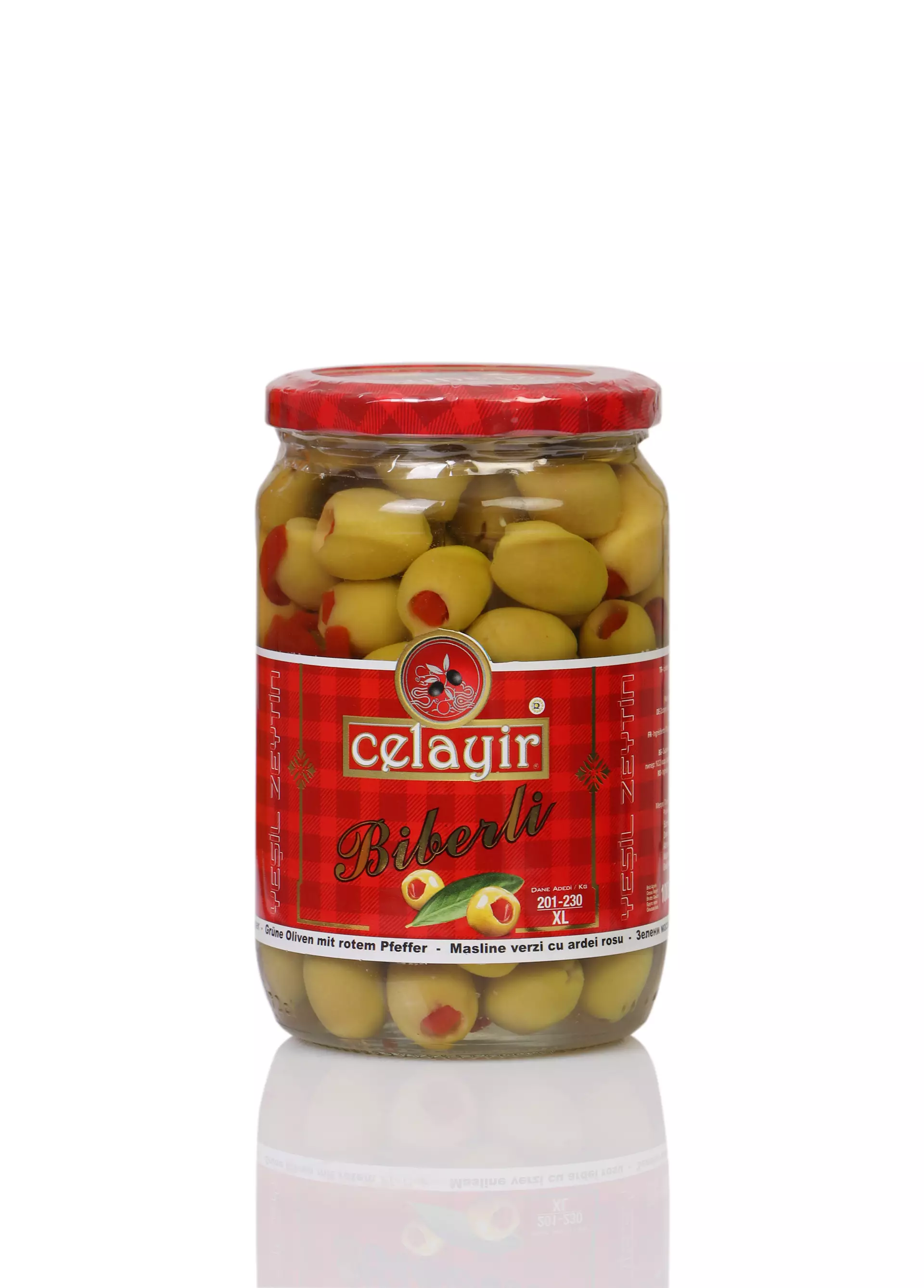 Biberli Yeşil Zeytin